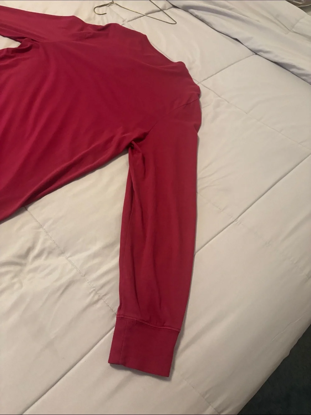 J. Crew Men's Long Sleeve Henley - Burgundy Red